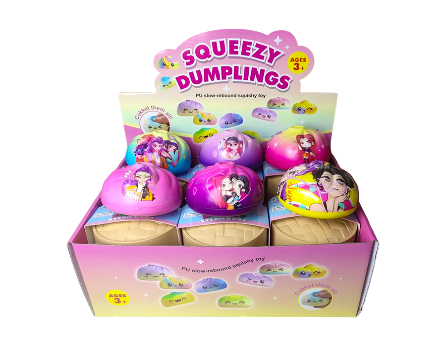 Игрушка для снятия стресса «Отряд охотниц на демонов» с паровой булочкой