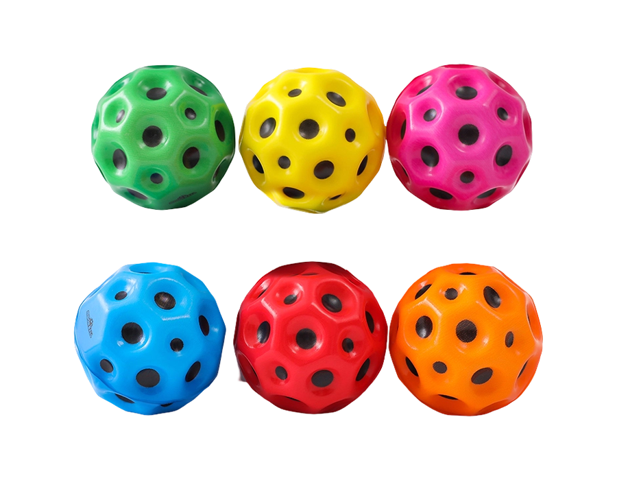6-цветная игрушка-эластичный мяч из полиуретана
