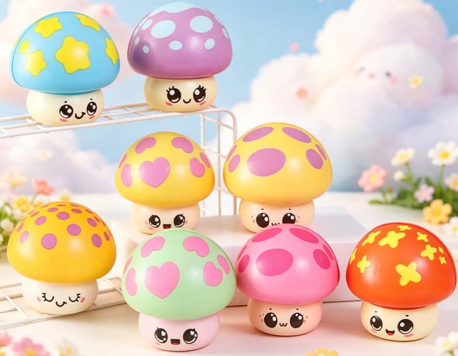 Большая медленно растущая игрушка-гриб